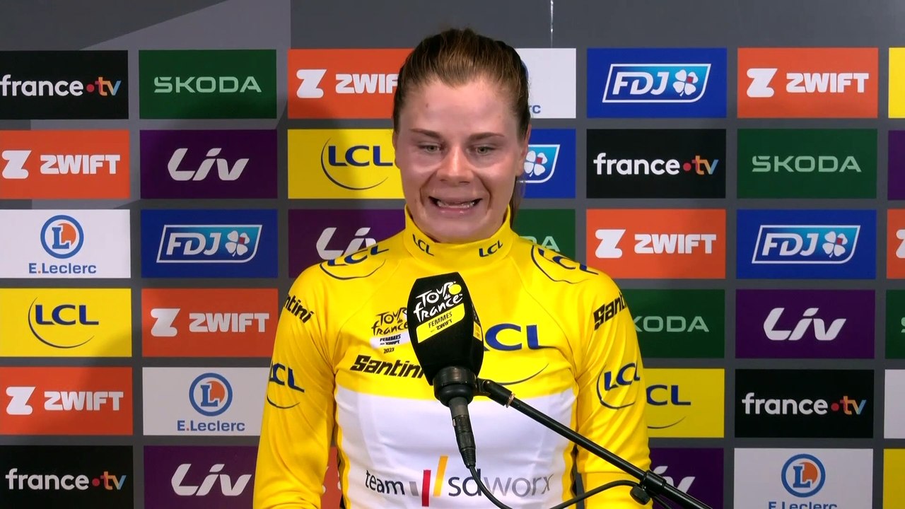 Tour de France Femmes 2023 - Lotte Kopecky : "I also had the chance to go myself. I'm happy they gave me this chance. I'm also very happy for Team Sdworx that I can finish it off like this"