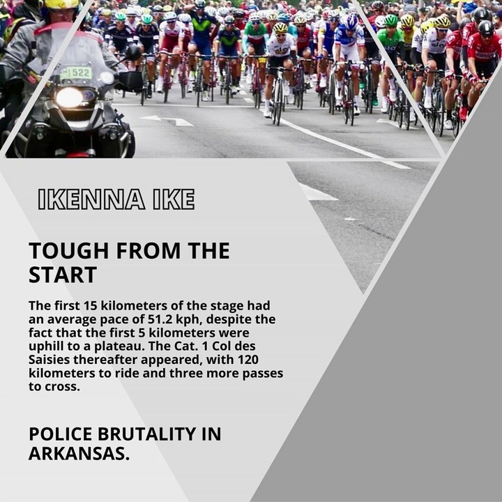 | IKENNA IKE | TOUR DE FRANCE’S STAGE WENT ROUGH: IT WAS TOUGH, BUT YES YOU CAN! (PART 2) (@IKENNAIKE)