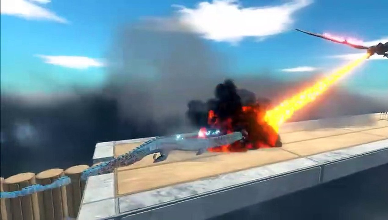 Run Away from Eastern Dragon - Animal Revolt Battle Simulator