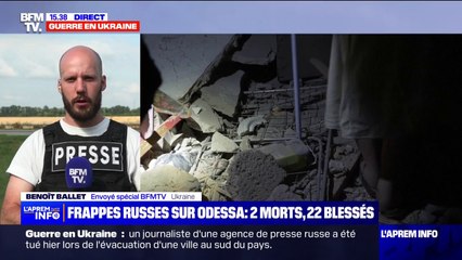 Download Video: Frappes russes sur Odessa: 2 civils tués, 22 blessés et une cathédrale classée à l'Unesco endommagée, Kiev promet des représailles