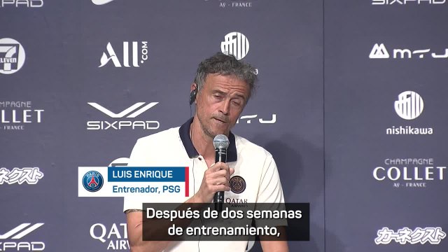 Luis Enrique: Todavía la plantilla está por reforzarse y por hacer descartes