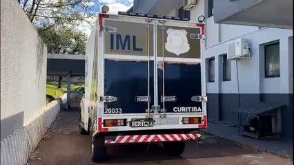 Corpo de Silvana da Silva Hoffmann chega ao IML de Cascavel Mulher foi morta atropelada na madrugada de domingo no bairro São Cristóvão