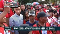 Gibran Pakai Kemeja Garis Hitam-Putih dari Ganjar Pranowo! Apakah Seragam Kampanye Telah Ditentukan?