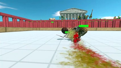 Giant Invertebrates VS Modern Mammals and Humans   Animal Revolt Battle Simulator