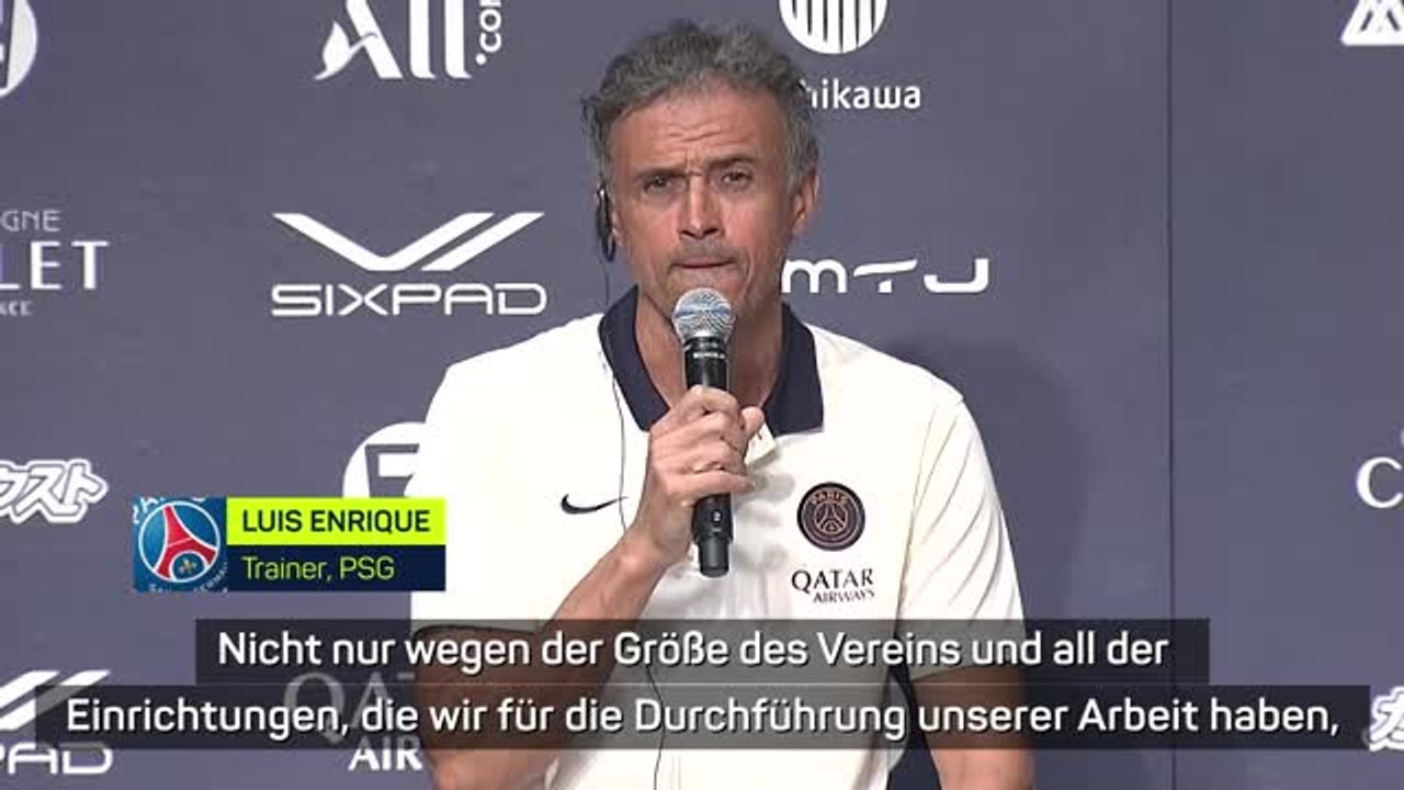 Enrique: "der kader wird noch verstärkt werden"