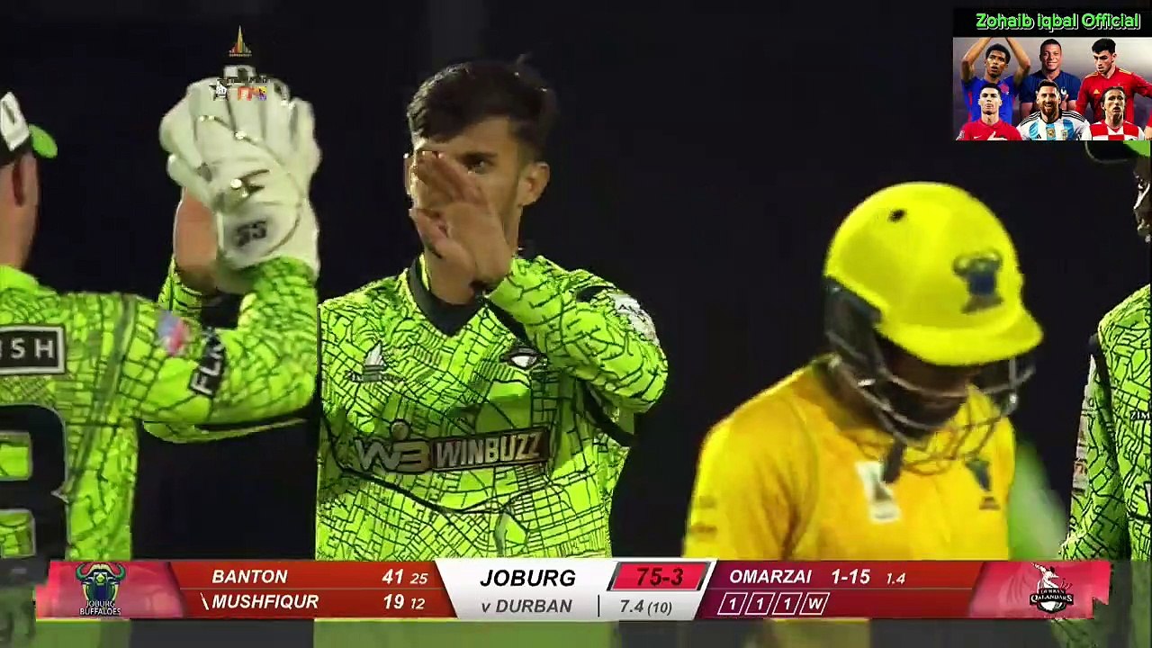 Durban Qalandar vs Joburg Buffaloes Highlights Match 5 Zim Afro Cup 2023