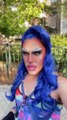 La 'drag queen' Onyx acude con sus mejores galas como vocal de mesa electoral