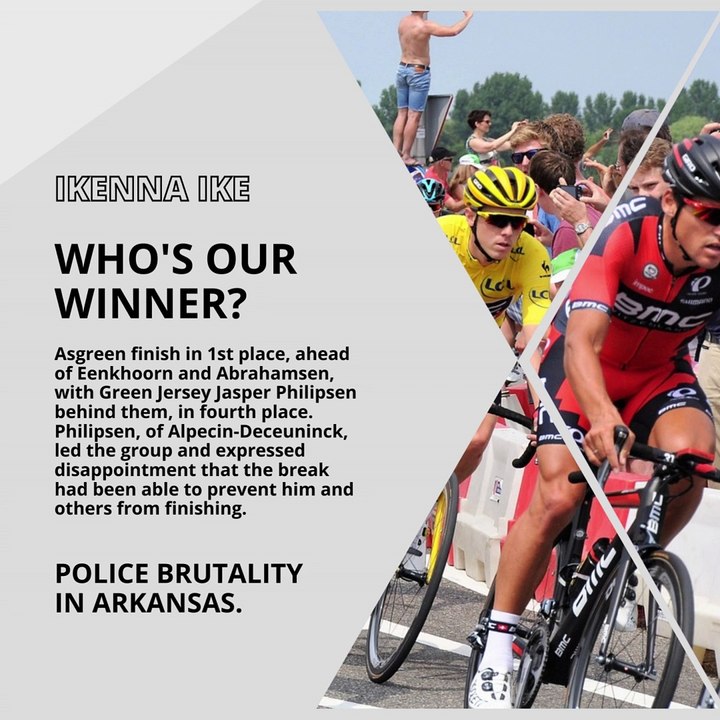 | IKENNA IKE | TOUR DE FRANCE’S STAGE WENT ROUGH: THAT’S IT FOR THIS STAGE! (PART 1) (@IKENNAIKE)