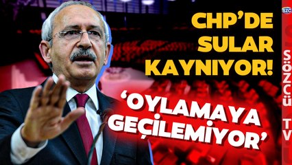 CHP'de Tansiyon Yükseldi! Toplantıda Gerginlik İddiası 'Oylamaya Geçilemiyor'