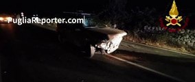 Puglia: Young Man Risks Life in Y10 Crash on Ostuni-Ceglie Messapica Road (Brindisi)