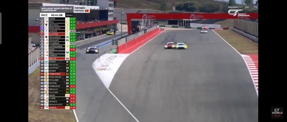 British GT 2023 Portimao Race Marciello vs Harper Epic Battle