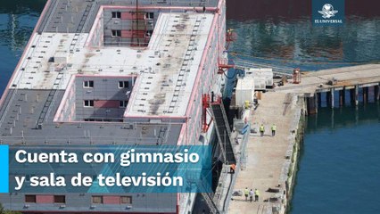 ¿Cómo es por dentro la polémica barcaza flotante en la que RU alojará a cientos de migrantes?