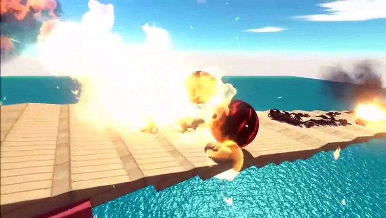 Giant Stairs Challenge - Animal Revolt Battle Simulator