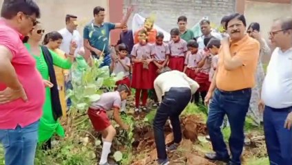 Haryallo Rajasthan Campaign: शिक्षा के मंदिर में किया पौधारोपण और लिया सुरक्षा का संकल्प