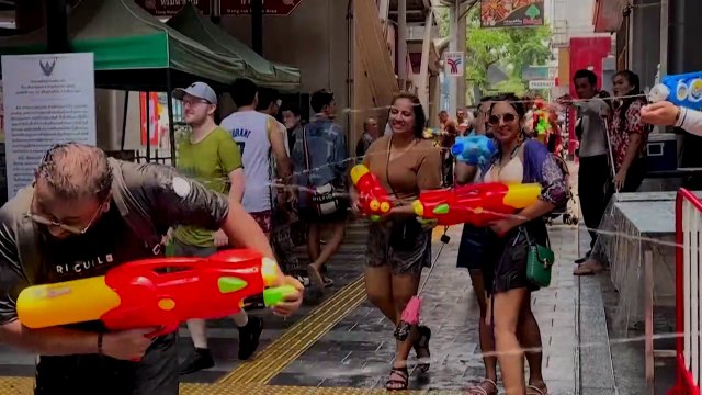 Thailand Water Holi I Bangkok Revels in Songkran Festival