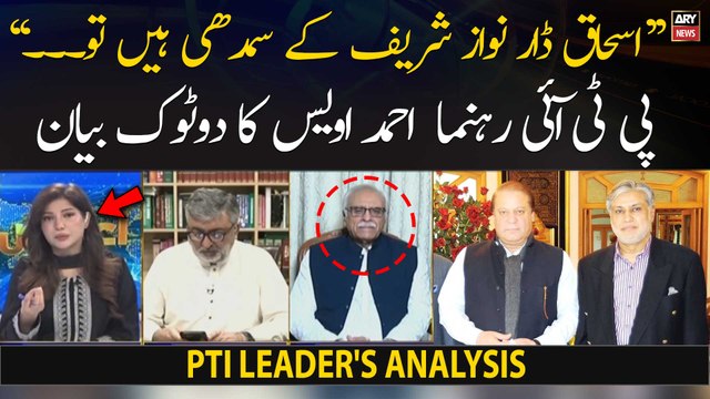 Ishaq Dar, Nawaz Sharif Kay Samdhi Hen Tabhi... , PTI Leader Ahmed Owais