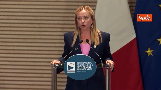 Meloni: Conferenza su sviluppo e migrazioni ha superato le nostre aspettative