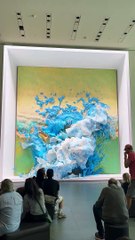 Art numérique généré par l'IA par Refik Anadol au MoMa