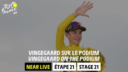 Vingegaard on the podium - Stage 21 - Tour de France 2023