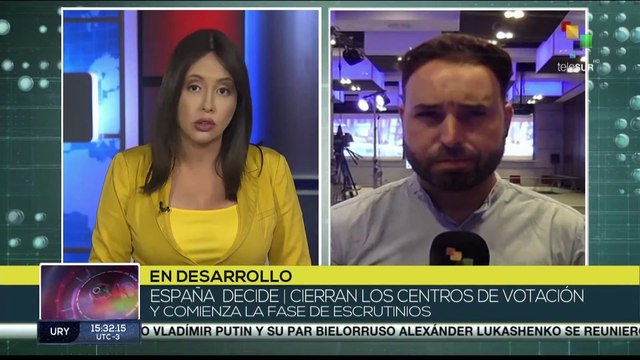 En España cierran los centros electorales e inician los conteos de votos