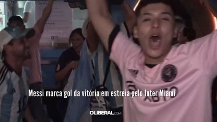 Messi marca gol da vitória em estreia pelo Inter Miami