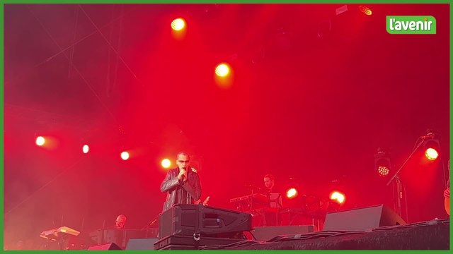 Florent Pagny sur la scène des Francofolies de Spa