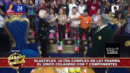 Laura Bozzo en Sábado con Andrés: “En 30 años nadie ha podido superarme”