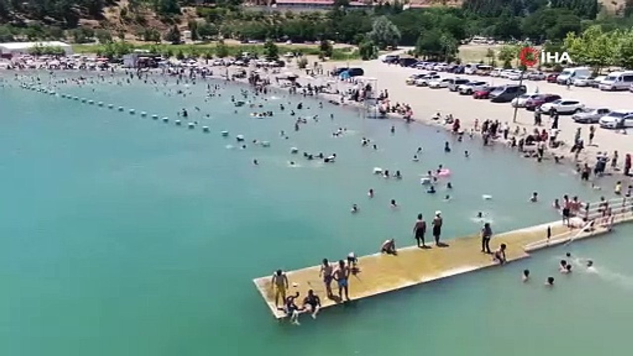 Türkiye'nin denize sınırı olmayan ilindeki gizli denize ziyaretçi akını