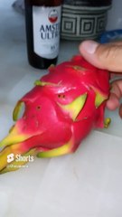 La fruta de el dragón alimentación saludable pitaya #shorts de el campo a la mesa #mukbang alimento