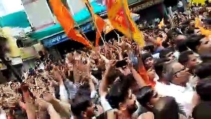 Video: Hinduist organizations protest against sloganeering and washing