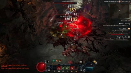 Diablo 4 - "Season of the Plague" Necromancer  blood  build