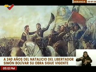 A 240 años del natalicio de Simón Bolívar su legado sigue vigente en el corazón de los venezolanos