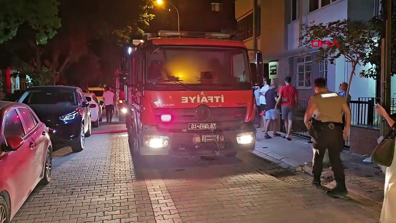 Un incendie s'est déclaré au 9e étage d'un immeuble de 16 étages à Adana