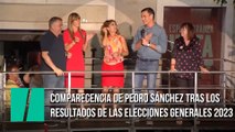 Comparecencia de Pedro Sánchez tras los resultados de las elecciones generales 2023