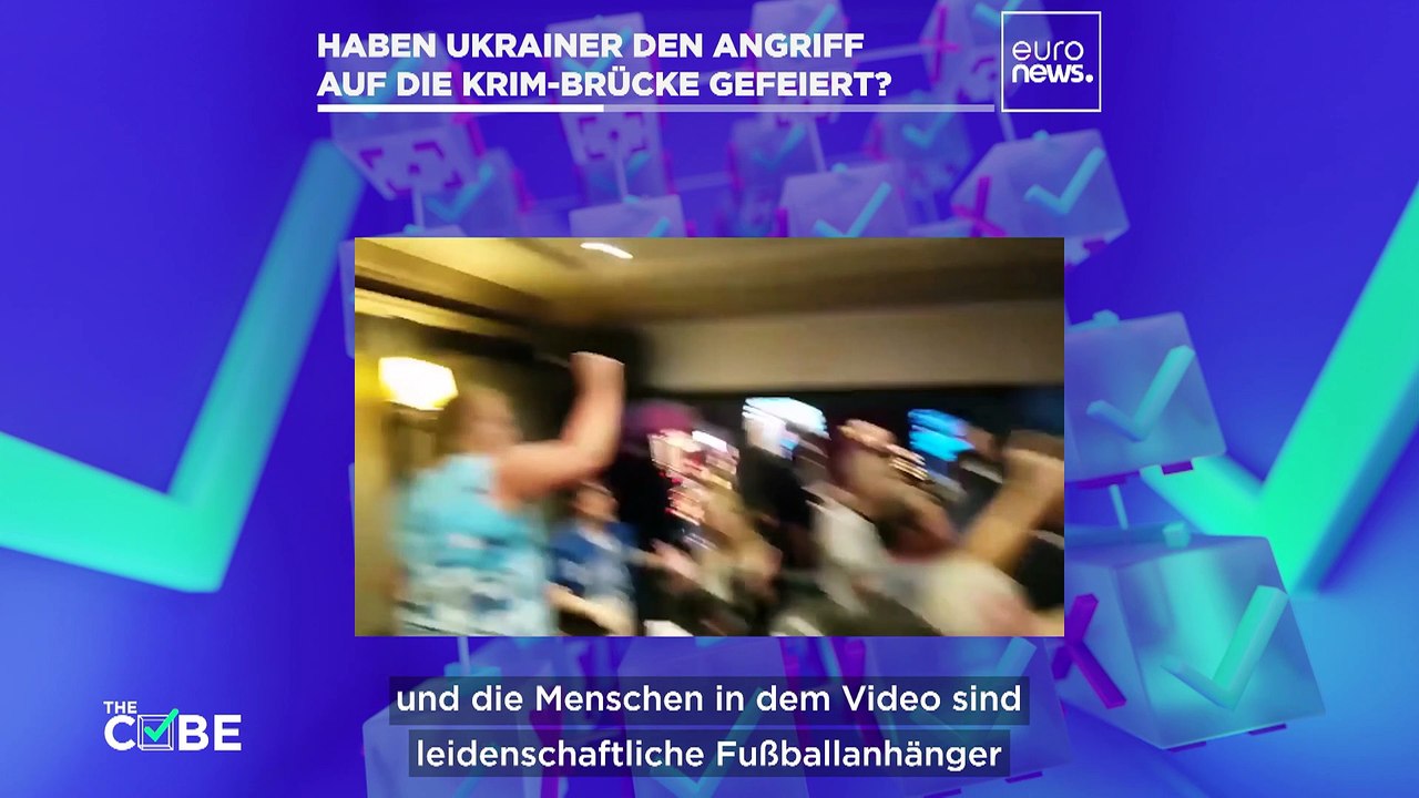 Singen sie wirklich „Die Kertsch-Brücke steht in Flammen'?