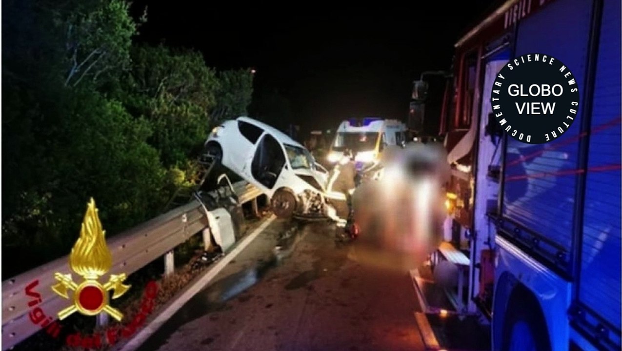 Puglia: 4 morti -tra cui due bambine e la madre- in uno scontro auto-moto. L'incidente mortale a Ceringnola (in Puglia)