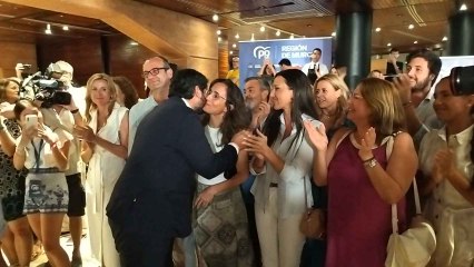 Fernando López Miras analizando los resultados de las elecciones generales.