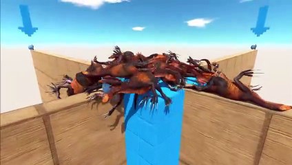 4x Small Bridge Trap   Who Cannot Fall - Animal Revolt Battle Simulator