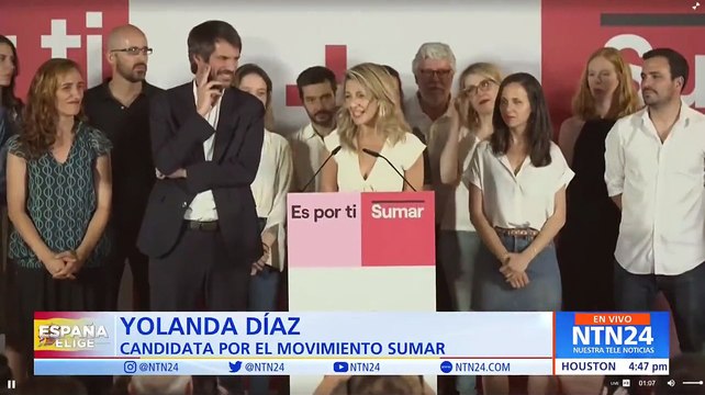 La democracia hoy ha ganado y sale fortalecida : Yolanda Díaz, líder de Sumar