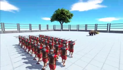 Golden Tail Ankylosaurus vs Army of Units - Animal Revolt Battle Simulator