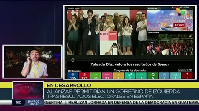 Alianzas políticas resultarán en un Gobierno de Izquierda tras escrutinio en España