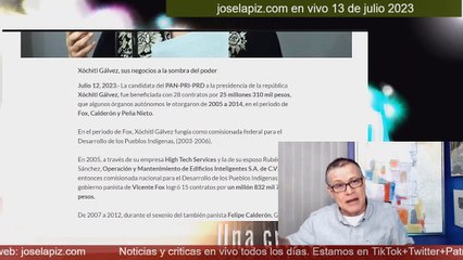 Así se robó Xóchitl Gálvez 1,500 millones de pesos