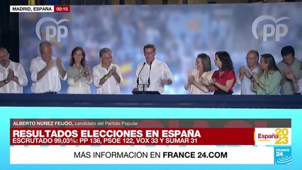 Alberto Núñez Feijóo: "Que nadie tenga la tentación de volver a bloquear a España"
