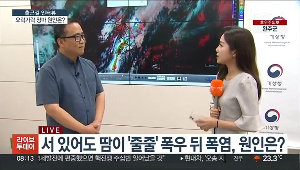 [출근길 인터뷰] 폭우 견디니 폭염, 오락가락 장마…원인은?