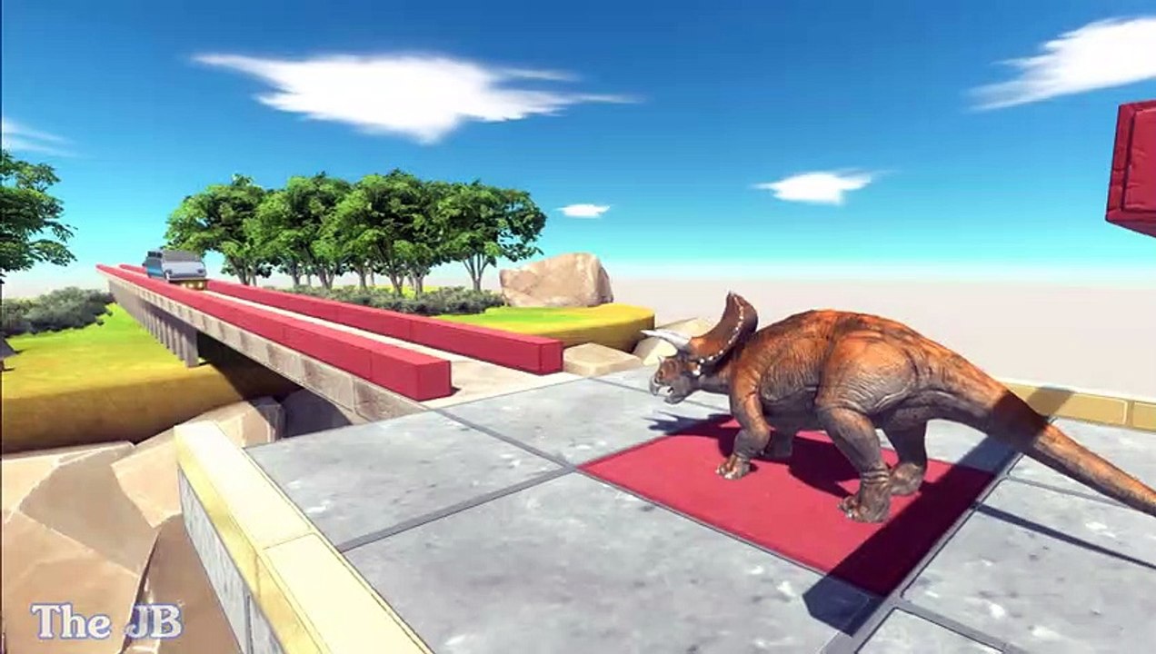 Deadly Jet Train   Who Will be Hit - Animal Revolt Battle Simulator