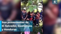 Hallan a 148 migrantes hacinados en camión de carga en carretera de Veracruz