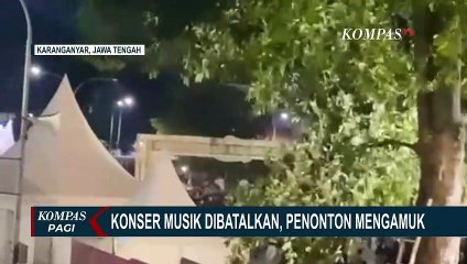 Konser Musik di Karanganyar Dibatalkan Karena Masalah Pembayaran Vendor, Ratusan Penonton Mengamuk