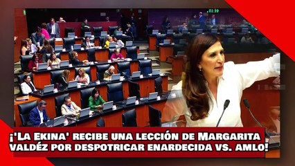 ¡VEAN! ¡la Ekina Rabadán recibe una lección de Margarita Valdez tras despotricar enardecida vs. AMLO!