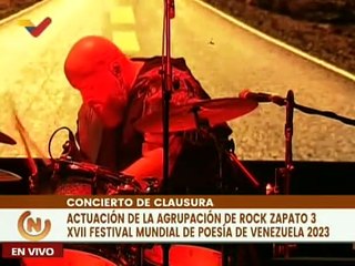 Zapato 3 puso a vibrar a los fanáticos del rock en la Sala Ríos Reyna del Teatro Teresa Carreño