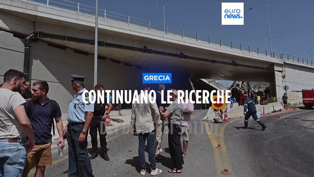 Grecia, ancora dispersi sotto le macerie del ponte. Le operazioni di soccorso continuano